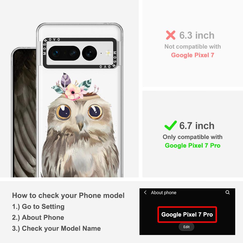 Cute Owl Phone Case - Google Pixel 7 Pro Case