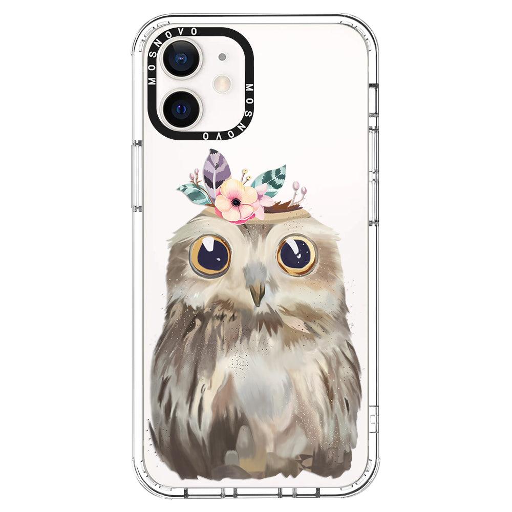 Cute Owl Phone Case - iPhone 12 Case - MOSNOVO