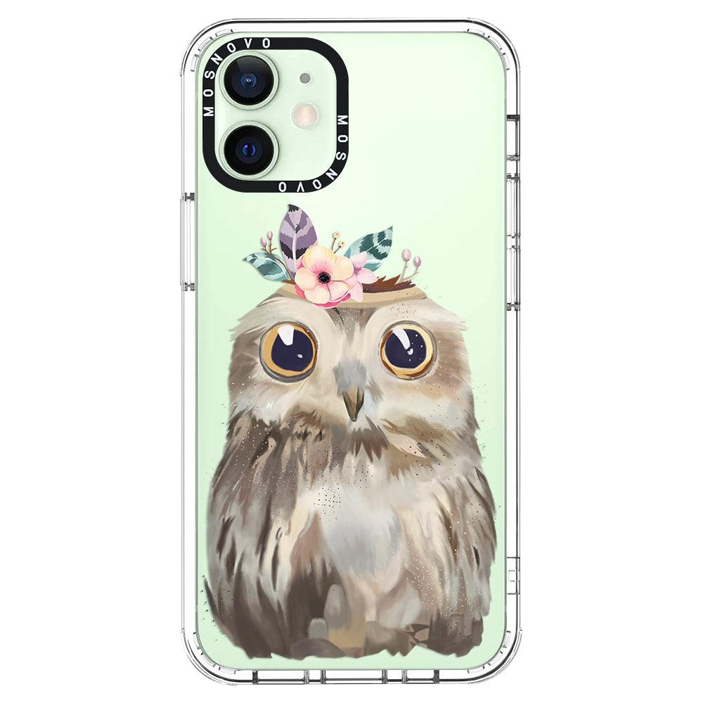 Cute Owl Phone Case - iPhone 12 Case - MOSNOVO