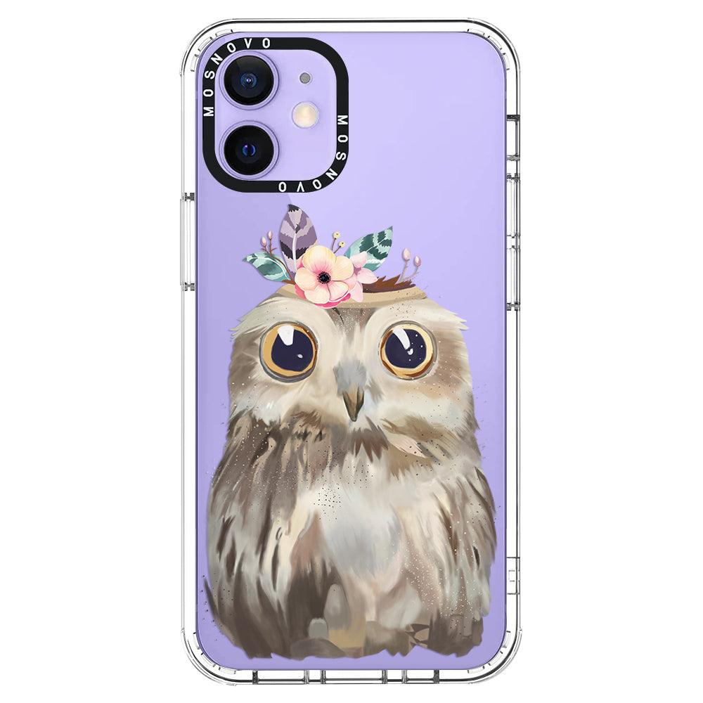 Cute Owl Phone Case - iPhone 12 Case - MOSNOVO