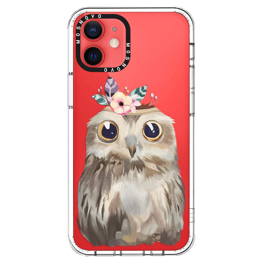 Cute Owl Phone Case - iPhone 12 Case - MOSNOVO