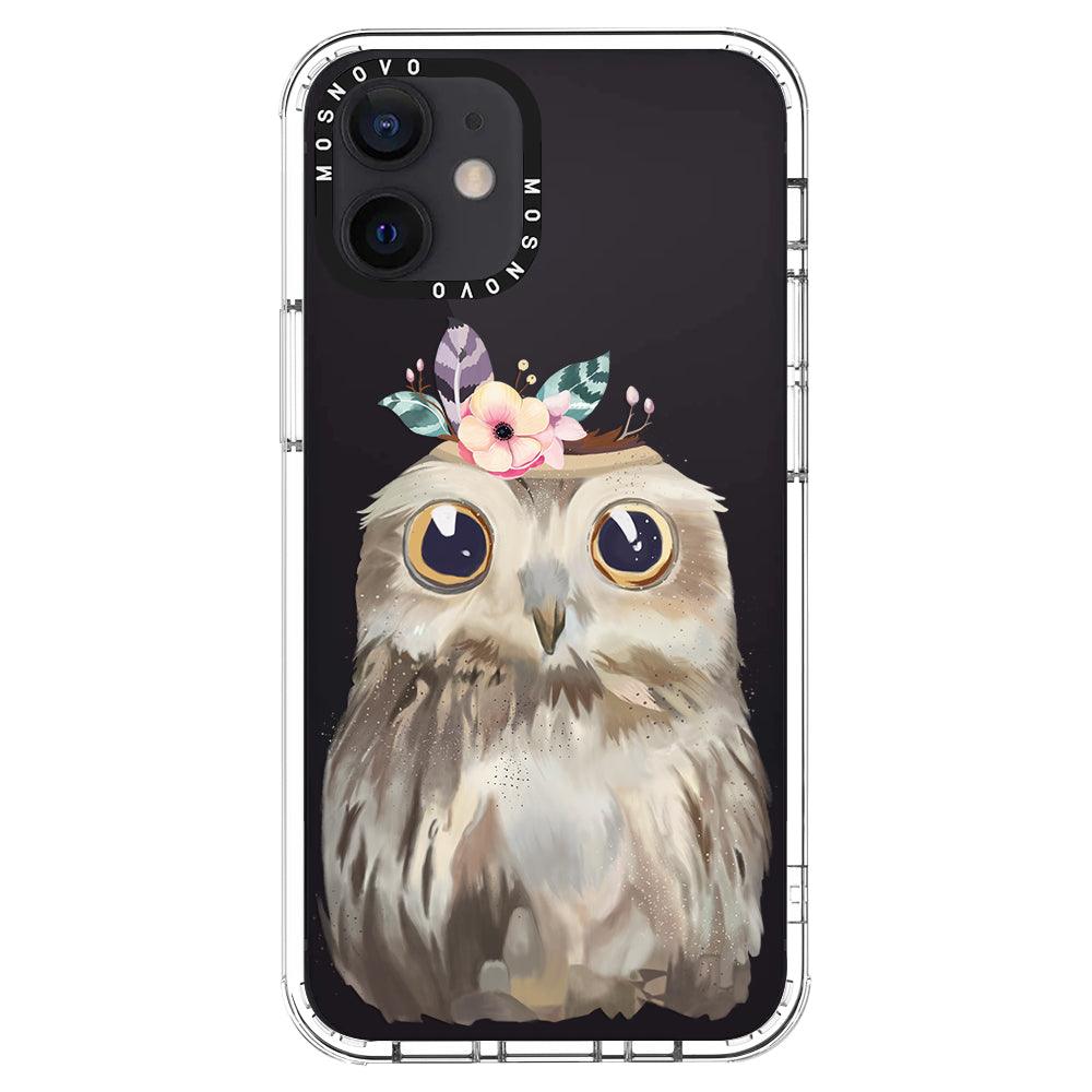 Cute Owl Phone Case - iPhone 12 Case - MOSNOVO