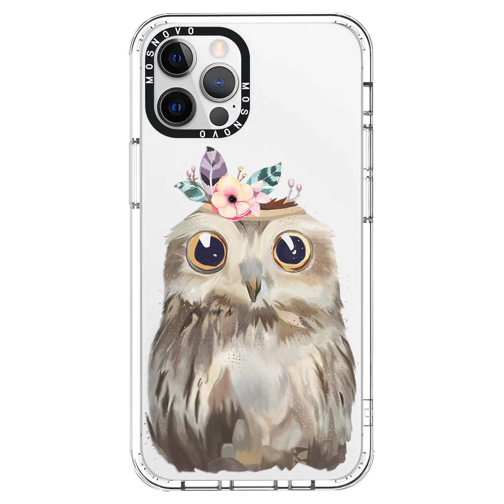 Cute Owl Phone Case - iPhone 12 Pro Case - MOSNOVO