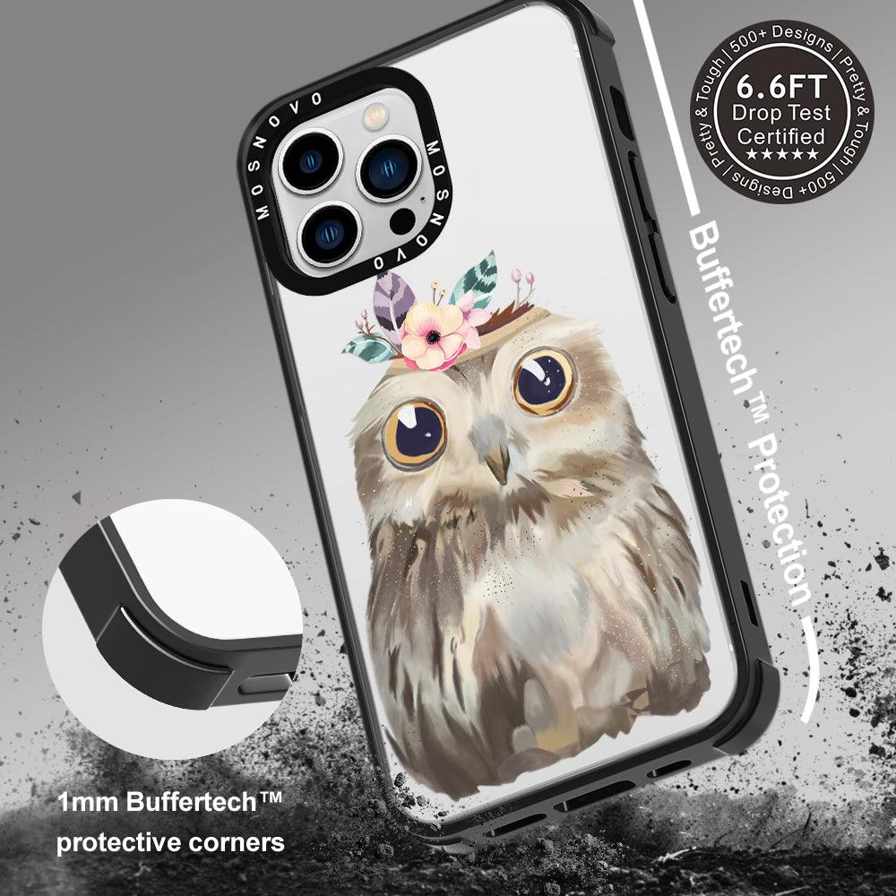 Cute Owl Phone Case - iPhone 13 Pro Case - MOSNOVO