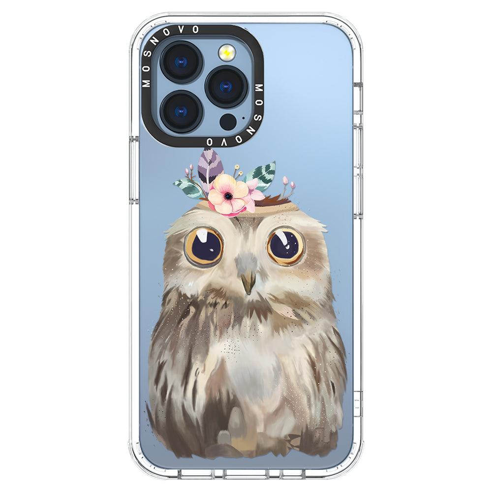 Cute Owl Phone Case - iPhone 13 Pro Case - MOSNOVO