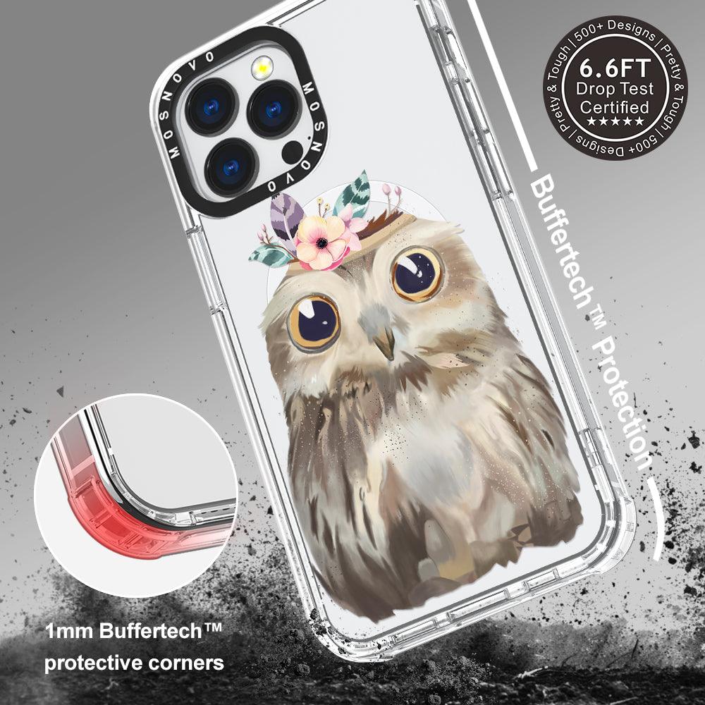 Cute Owl Phone Case - iPhone 13 Pro Case - MOSNOVO