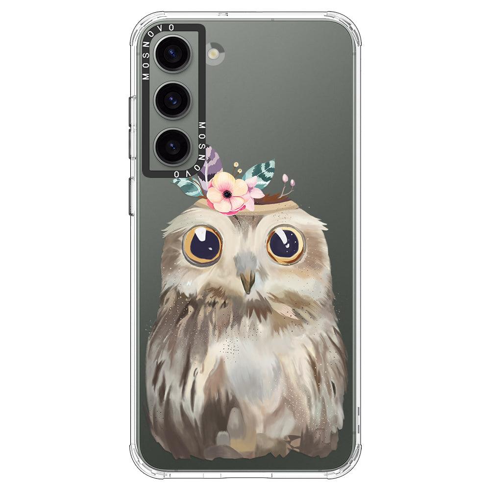 Cute Owl Phone Case - Samsung Galaxy S23 Case - MOSNOVO