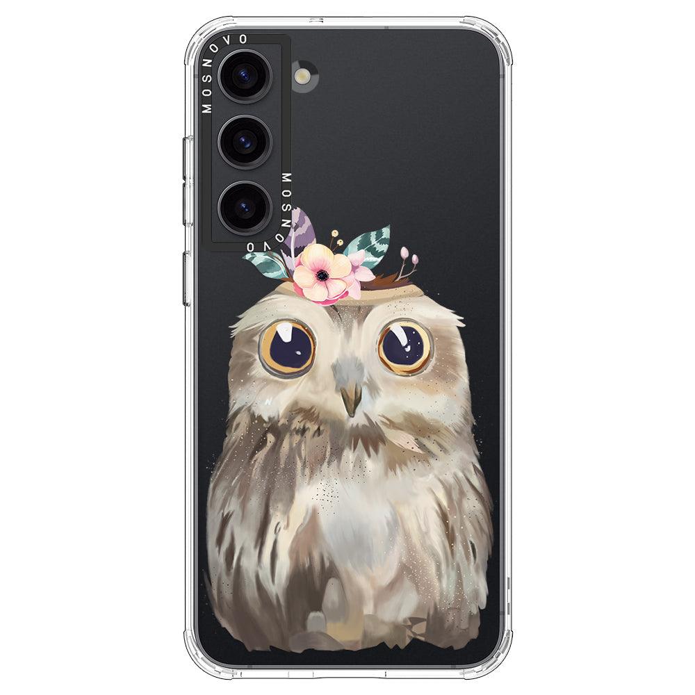 Cute Owl Phone Case - Samsung Galaxy S23 Case - MOSNOVO