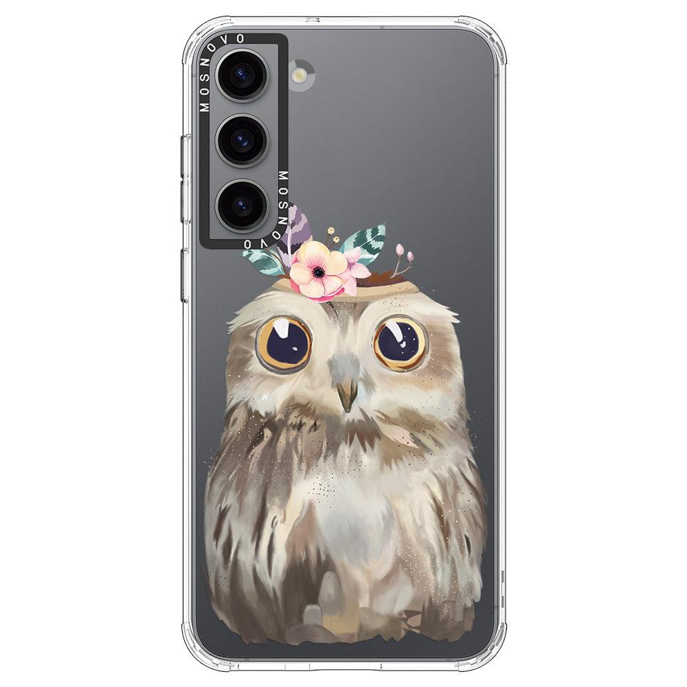 Cute Owl Phone Case - Samsung Galaxy S23 Plus Case - MOSNOVO