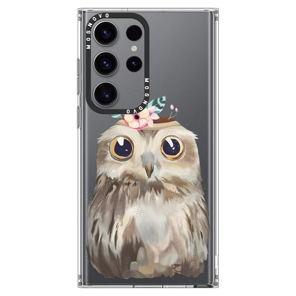 Cute Owl Phone Case - Samsung Galaxy S23 Ultra Case - MOSNOVO