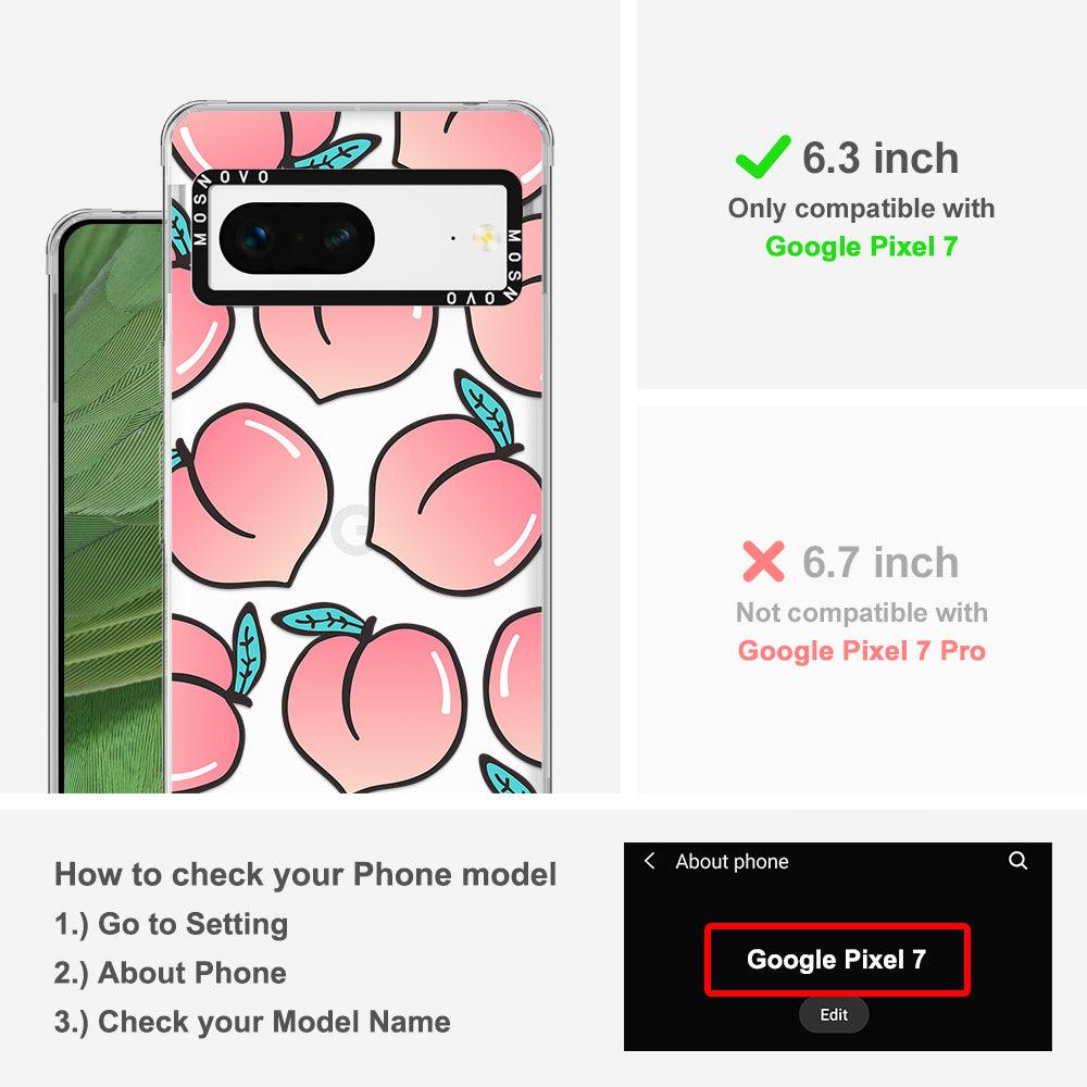 Cute Peach Phone Case - Google Pixel 7 Case - MOSNOVO