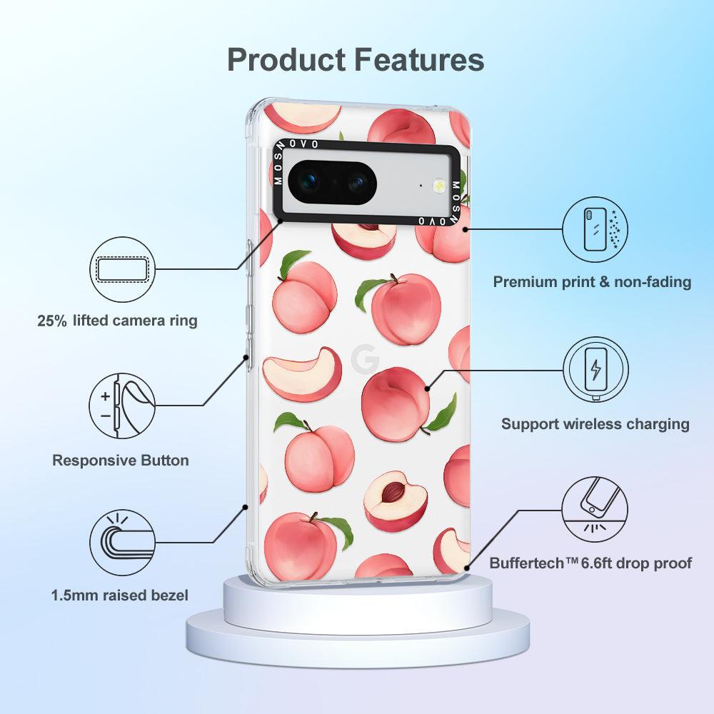 Cute Peach Phone Case - Google Pixel 7 Case - MOSNOVO