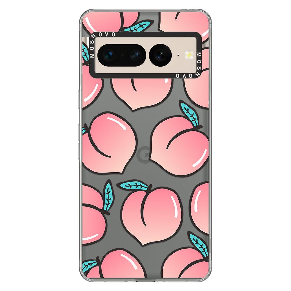 Cute Peach Phone Case - Google Pixel 7 Pro Case - MOSNOVO