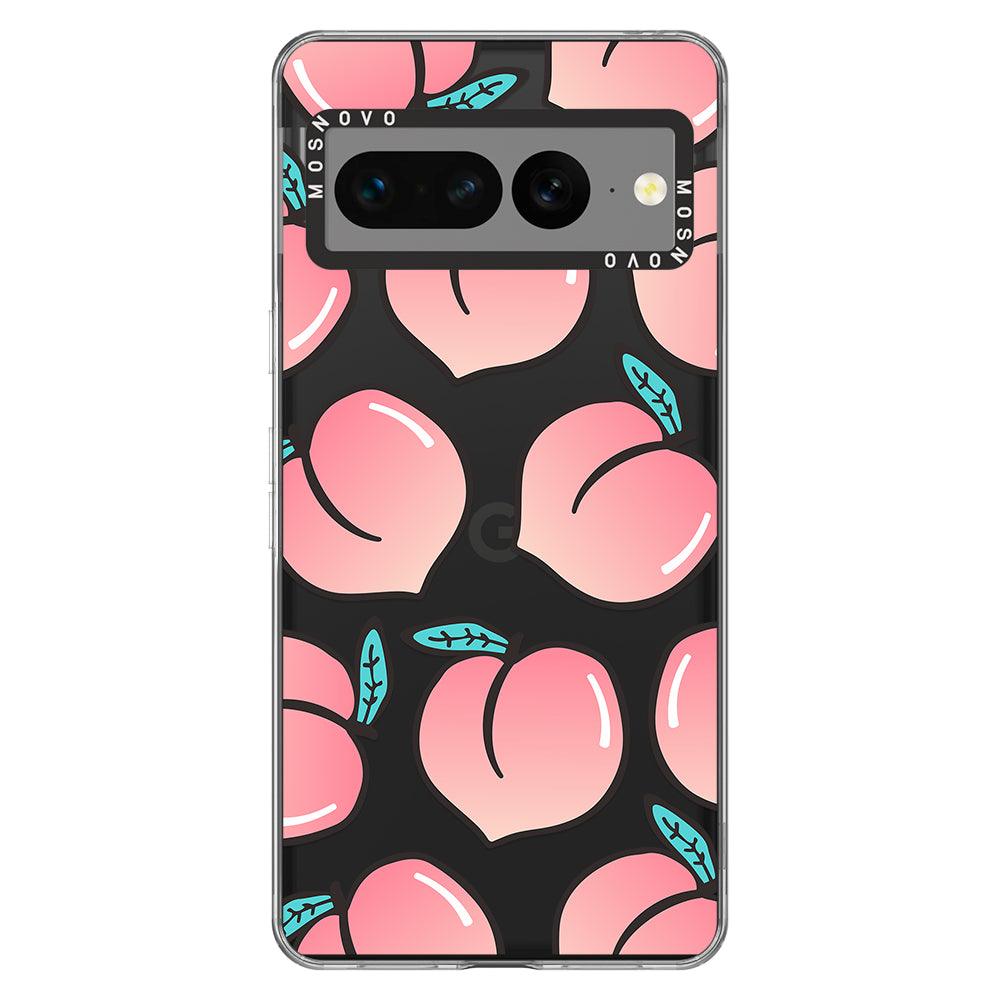 Cute Peach Phone Case - Google Pixel 7 Pro Case - MOSNOVO