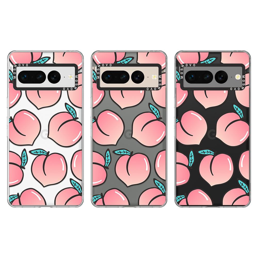 Cute Peach Phone Case - Google Pixel 7 Pro Case - MOSNOVO