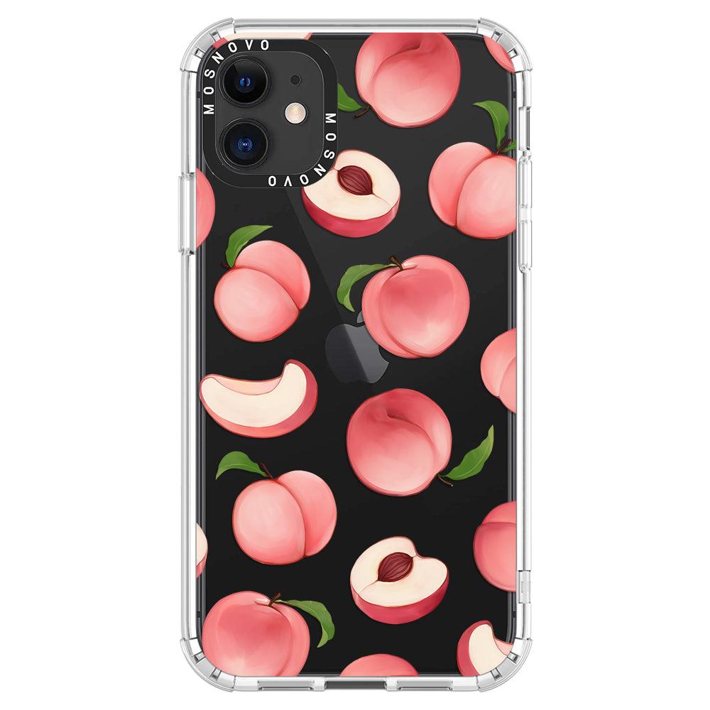 Cute Peach Phone Case - iPhone 11 Case - MOSNOVO