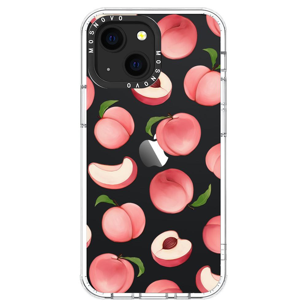 Cute Peach Phone Case - iPhone 13 Mini Case - MOSNOVO