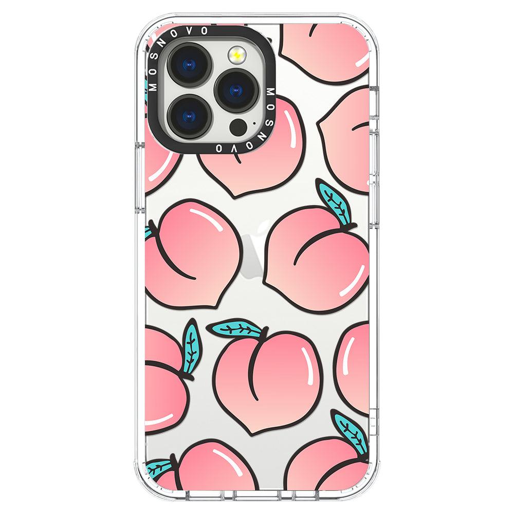 Cute Peach Phone Case - iPhone 13 Pro Case - MOSNOVO