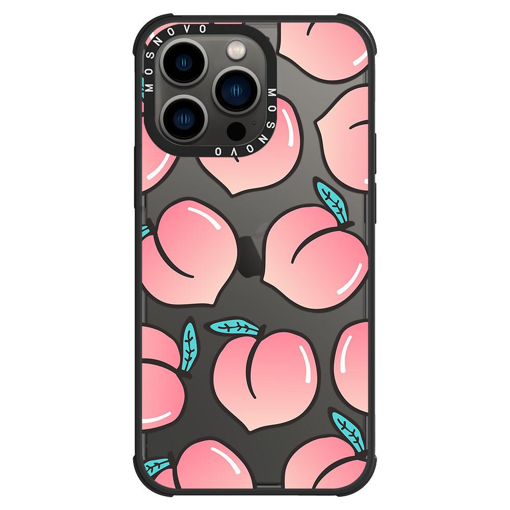 Cute Peach Phone Case - iPhone 13 Pro Case - MOSNOVO