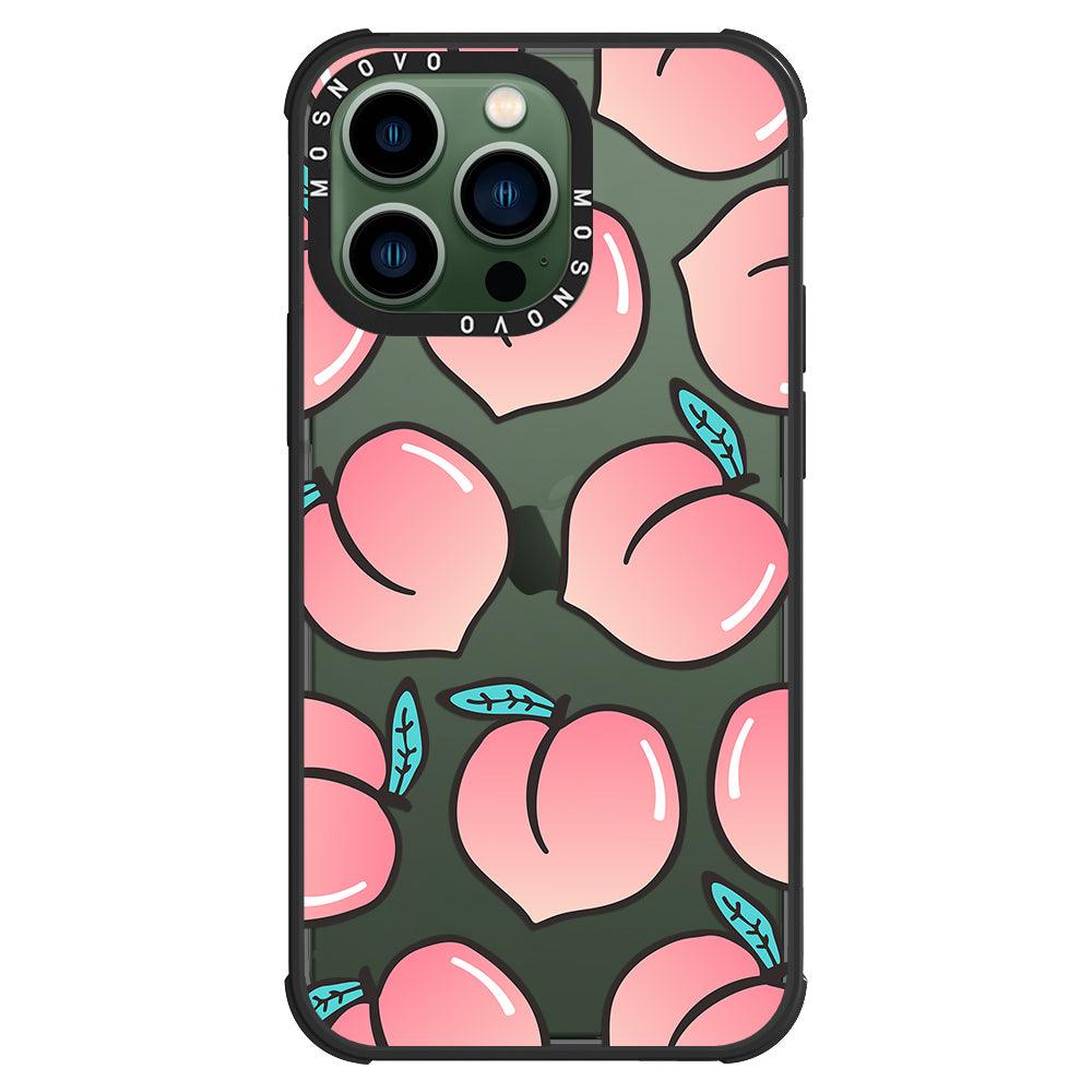 Cute Peach Phone Case - iPhone 13 Pro Case - MOSNOVO