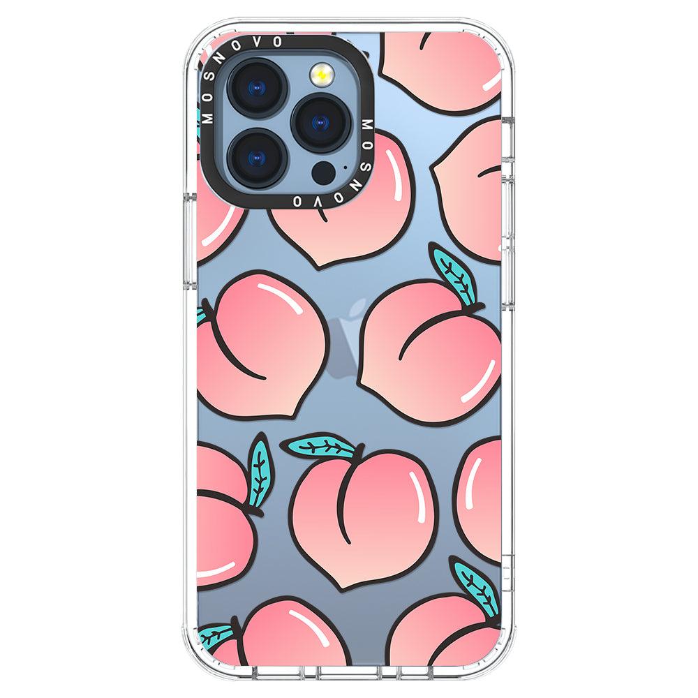 Cute Peach Phone Case - iPhone 13 Pro Case - MOSNOVO