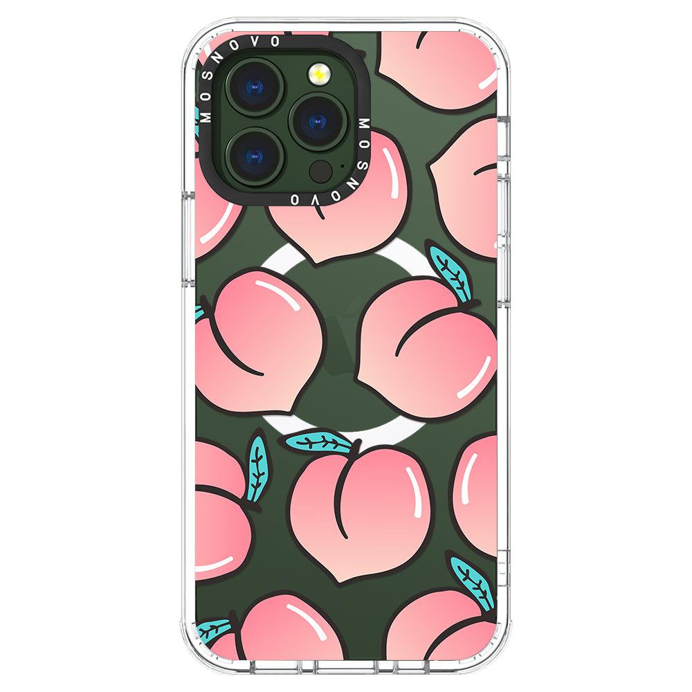 Cute Peach Phone Case - iPhone 13 Pro Case - MOSNOVO