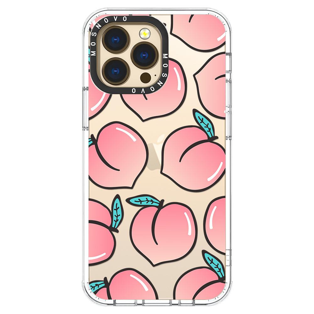 Cute Peach Phone Case - iPhone 13 Pro Case - MOSNOVO