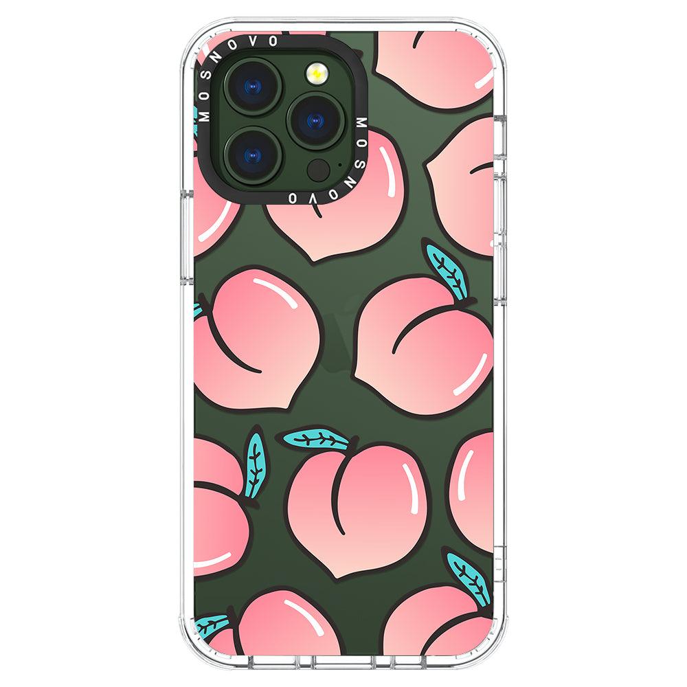 Cute Peach Phone Case - iPhone 13 Pro Case - MOSNOVO