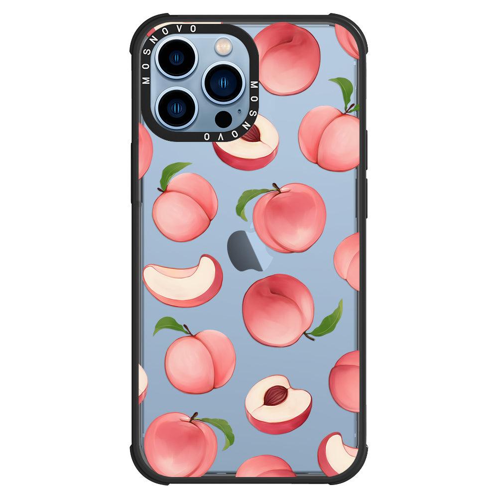 Cute Peach Phone Case - iPhone 13 Pro Max Case - MOSNOVO