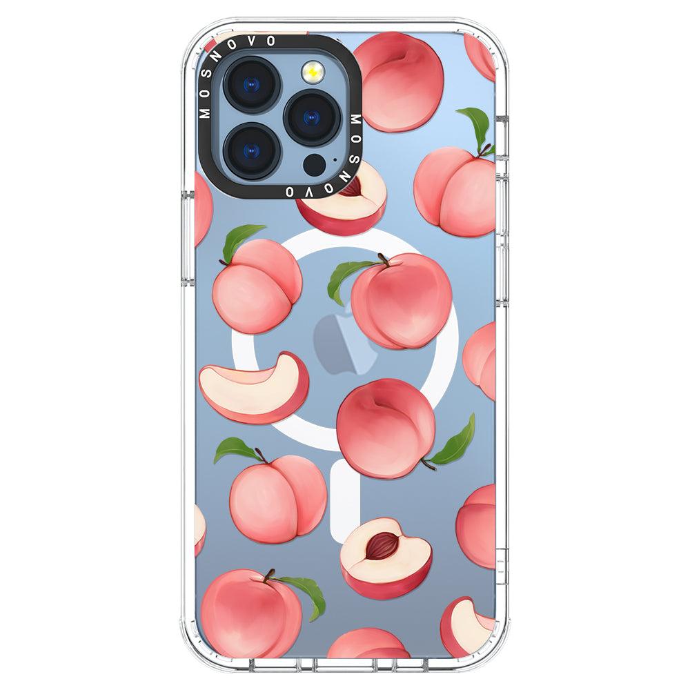 Cute Peach Phone Case - iPhone 13 Pro Max Case - MOSNOVO