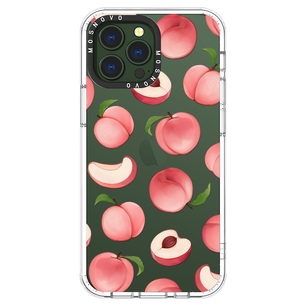 Cute Peach Phone Case - iPhone 13 Pro Max Case - MOSNOVO