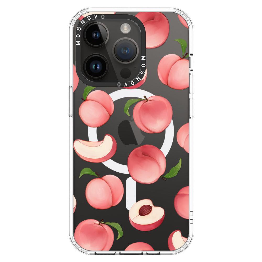 Cute Peach Phone Case - iPhone 14 Pro Case - MOSNOVO