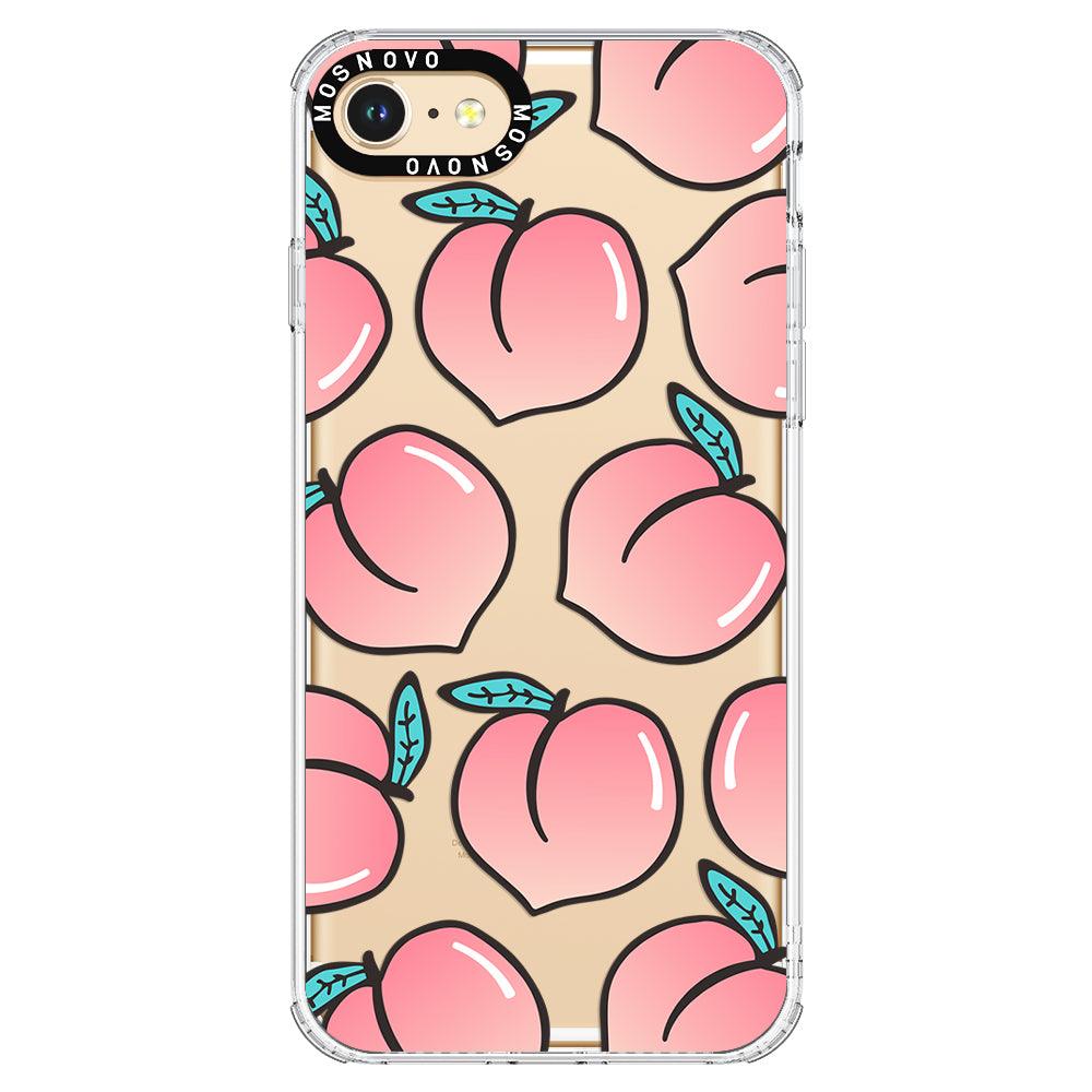 Cute Peach Phone Case - iPhone 8 Case - MOSNOVO