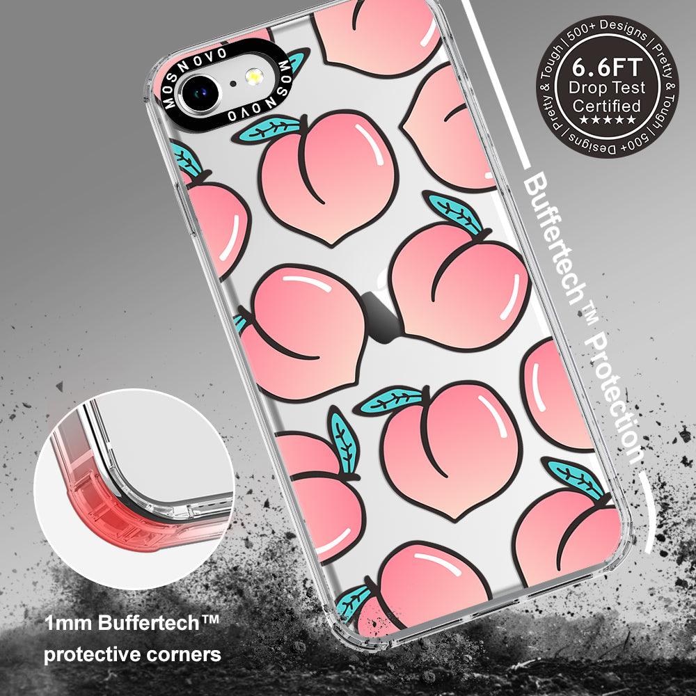 Cute Peach Phone Case - iPhone 8 Case - MOSNOVO