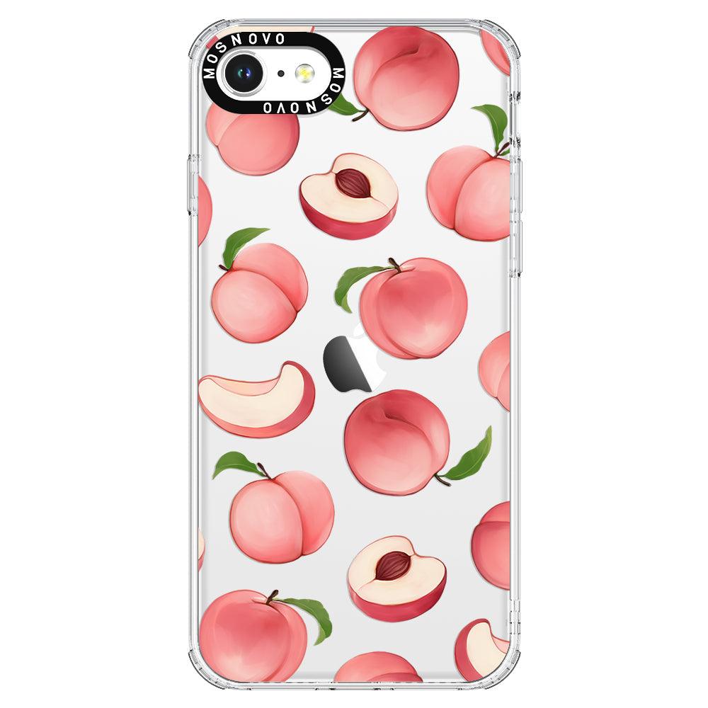 Cute Peach Phone Case - iPhone SE 2020 Case - MOSNOVO