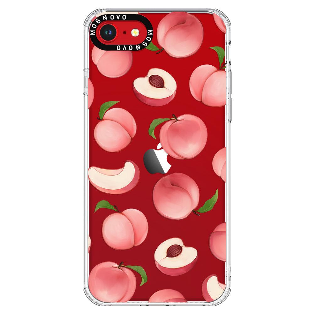 Cute Peach Phone Case - iPhone SE 2020 Case - MOSNOVO