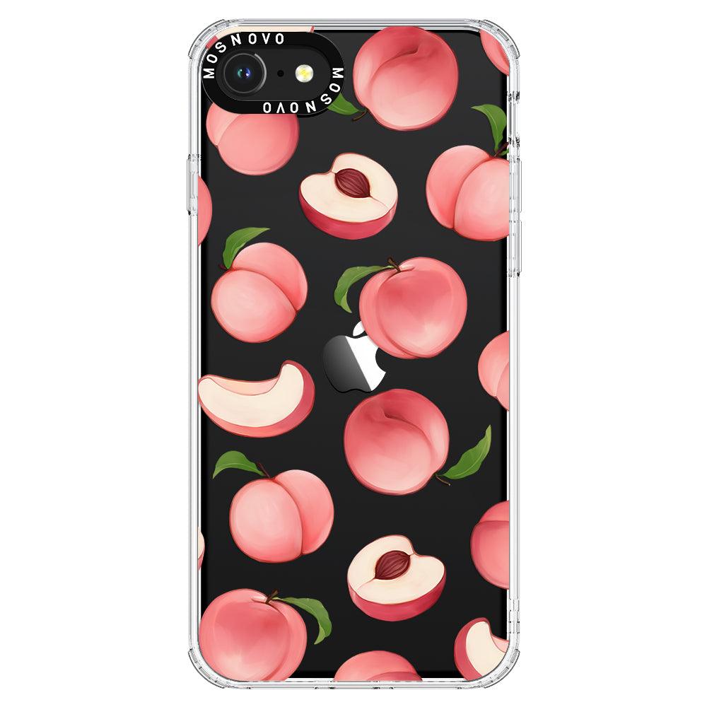 Cute Peach Phone Case - iPhone SE 2020 Case - MOSNOVO