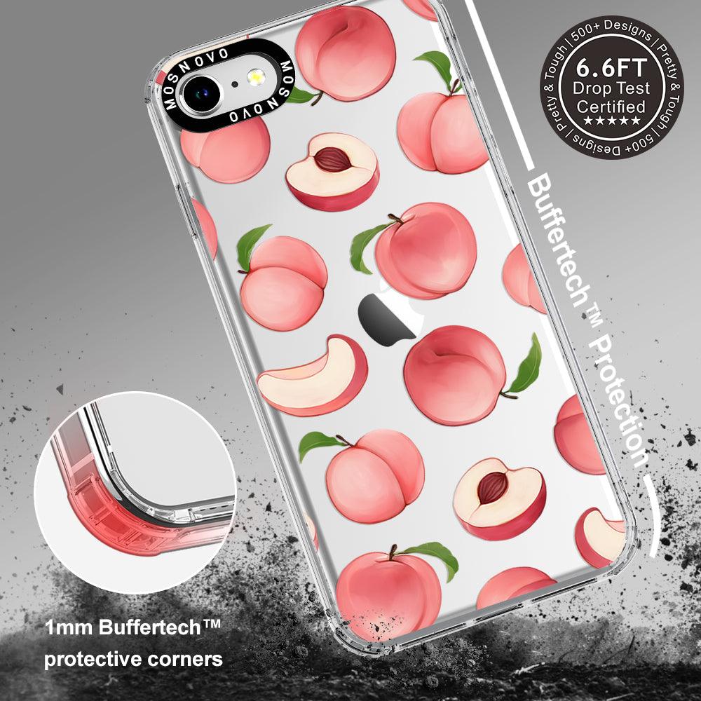 Cute Peach Phone Case - iPhone SE 2020 Case - MOSNOVO