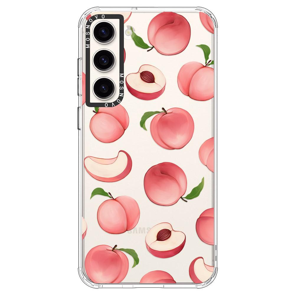 Cute Peach Phone Case - Samsung Galaxy S23 Case - MOSNOVO