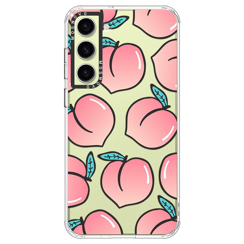 Cute Peach Phone Case - Samsung Galaxy S23 Plus Case - MOSNOVO