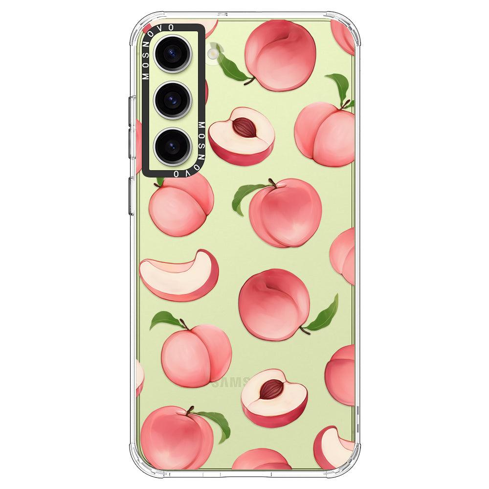 Cute Peach Phone Case - Samsung Galaxy S23 Plus Case - MOSNOVO