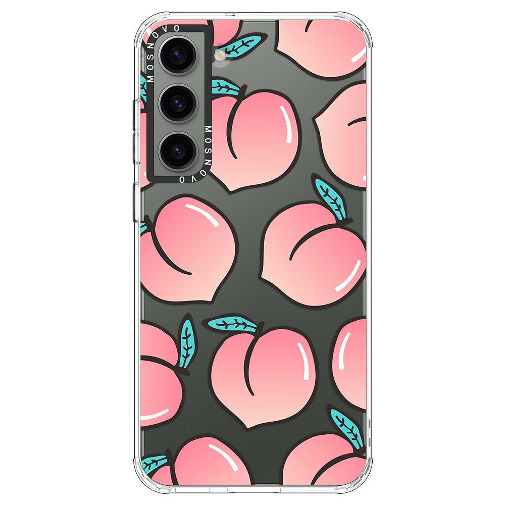 Cute Peach Phone Case - Samsung Galaxy S23 Plus Case - MOSNOVO