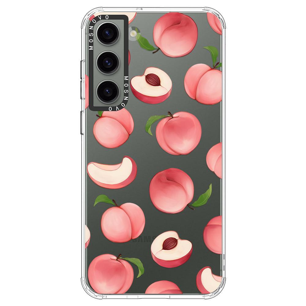 Cute Peach Phone Case - Samsung Galaxy S23 Plus Case - MOSNOVO