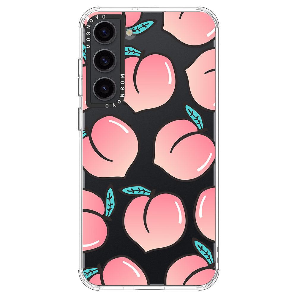 Cute Peach Phone Case - Samsung Galaxy S23 Plus Case - MOSNOVO