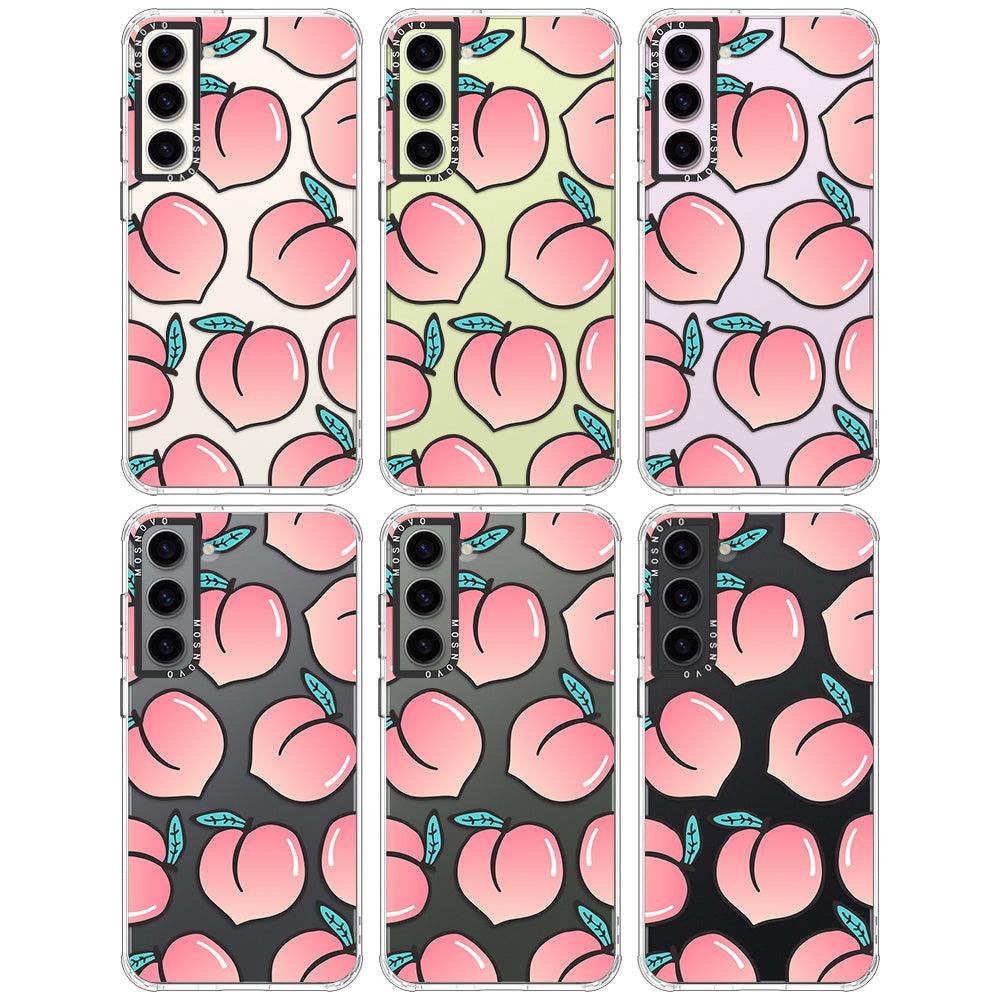 Cute Peach Phone Case - Samsung Galaxy S23 Plus Case - MOSNOVO