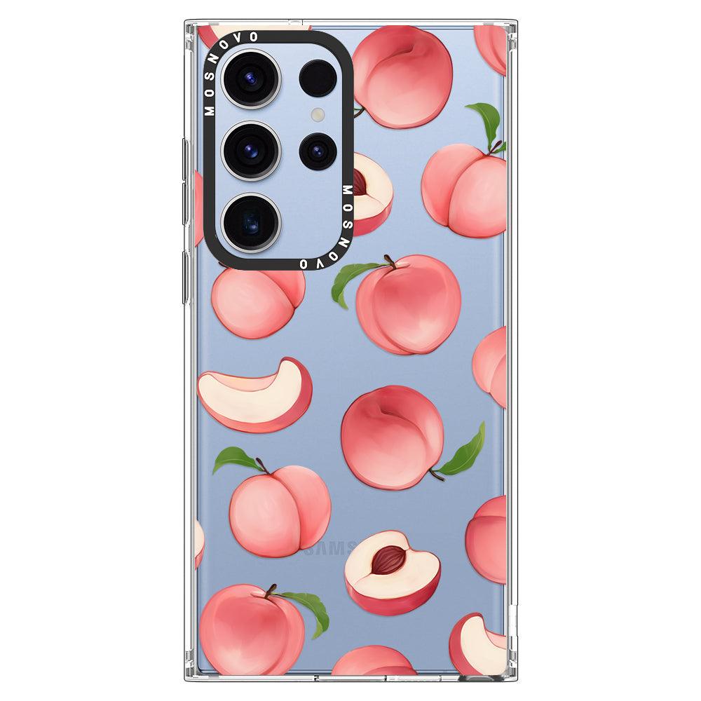 Cute Peach Phone Case - Samsung Galaxy S23 Ultra Case - MOSNOVO