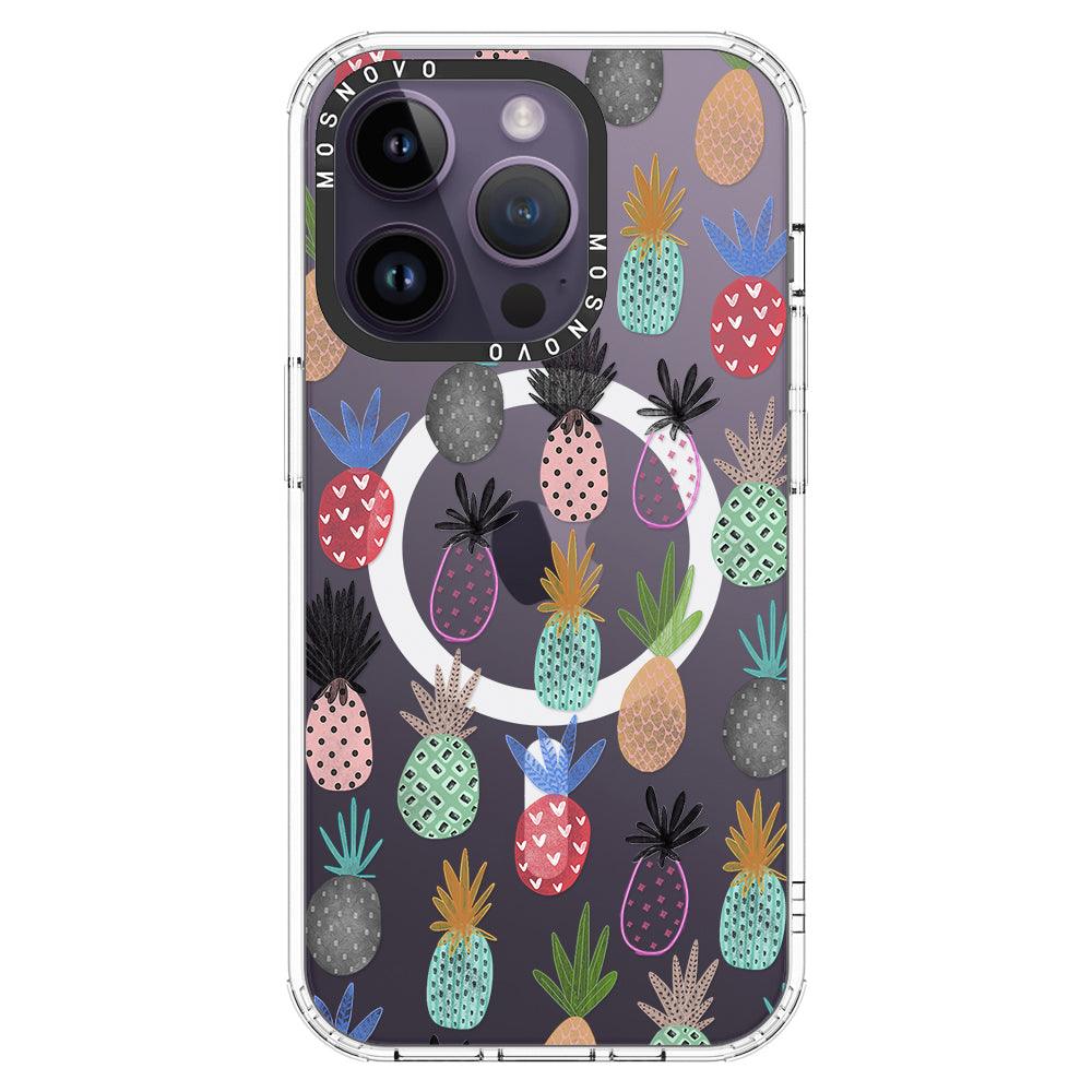 Cute Pineapple Phone Case - iPhone 14 Pro Case - MOSNOVO
