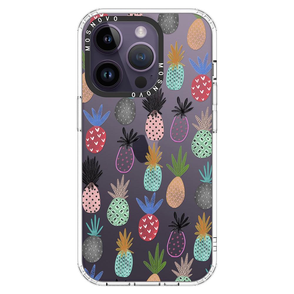 Cute Pineapple Phone Case - iPhone 14 Pro Case - MOSNOVO