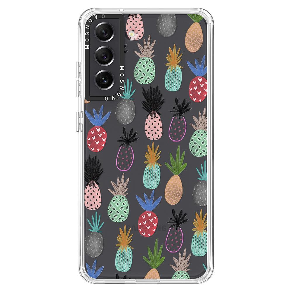 Cute Pineapple Phone Case - Samsung Galaxy S21 FE Case - MOSNOVO