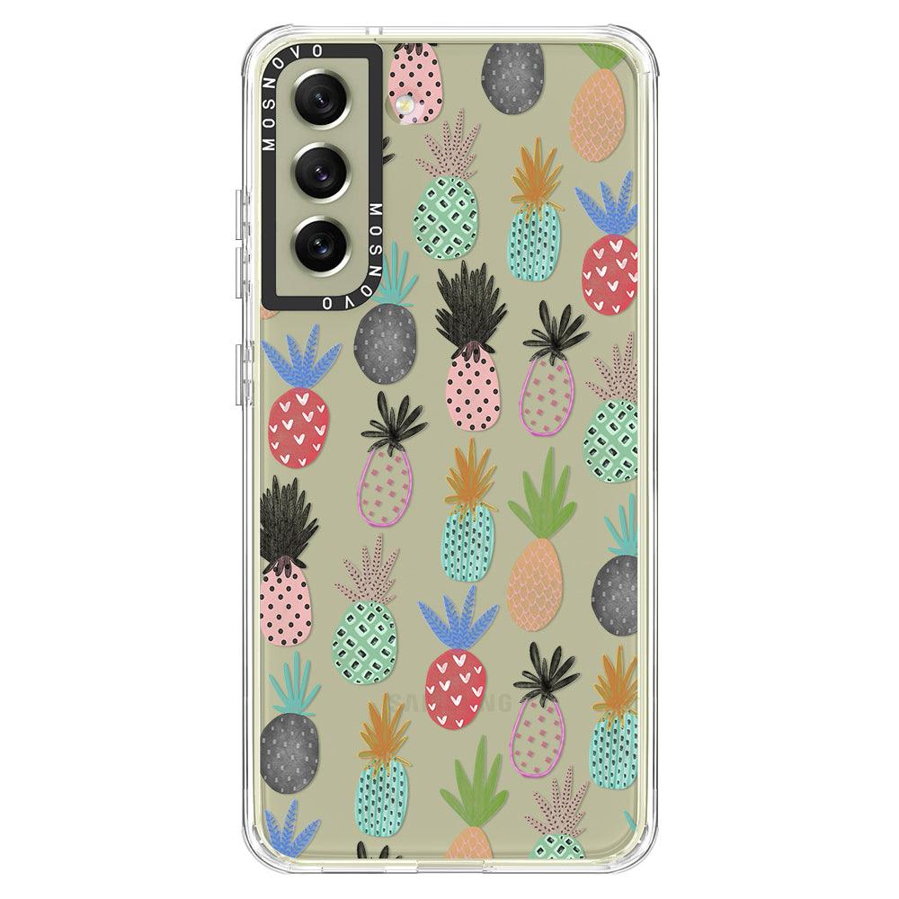 Cute Pineapple Phone Case - Samsung Galaxy S21 FE Case - MOSNOVO